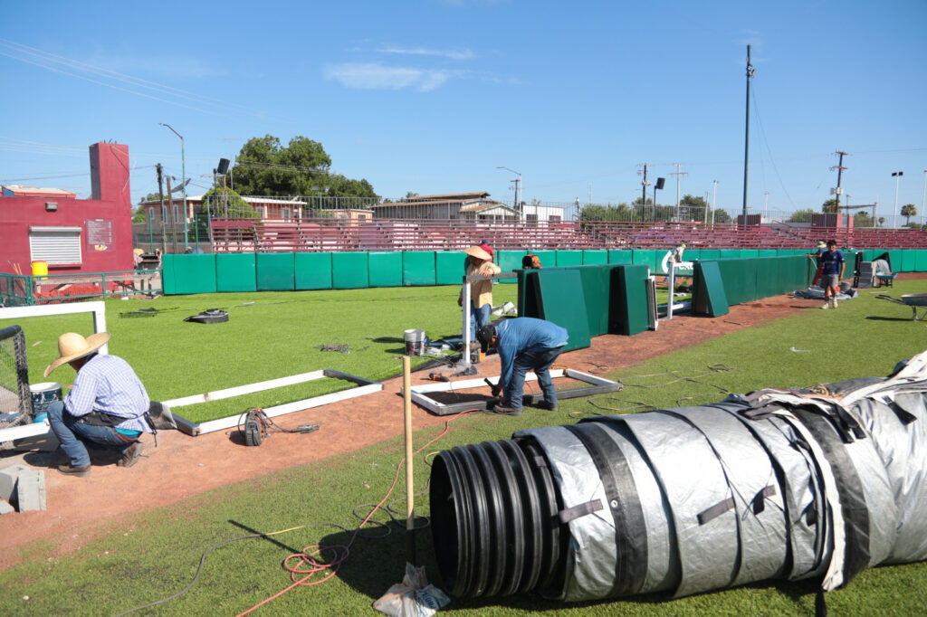 Mejora Gobierno de Nuevo Laredo instalaciones del Parque La Junta