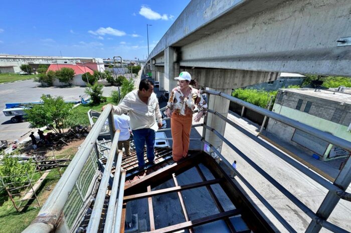 Supervisa alcaldesa Carmen Lilia Canturosas avance de obras