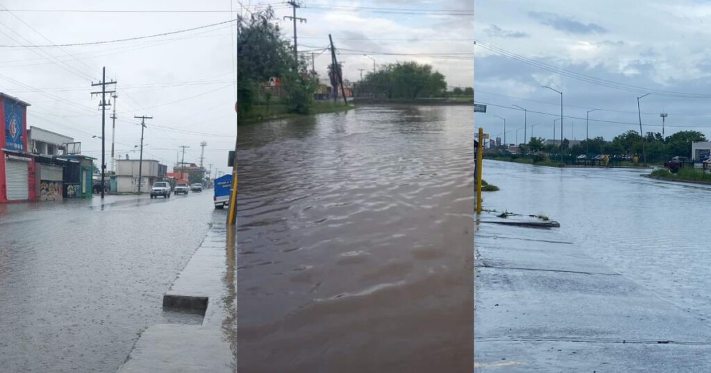 Matamoros acumula 3 pulgadas de agua tras lluvias continuas