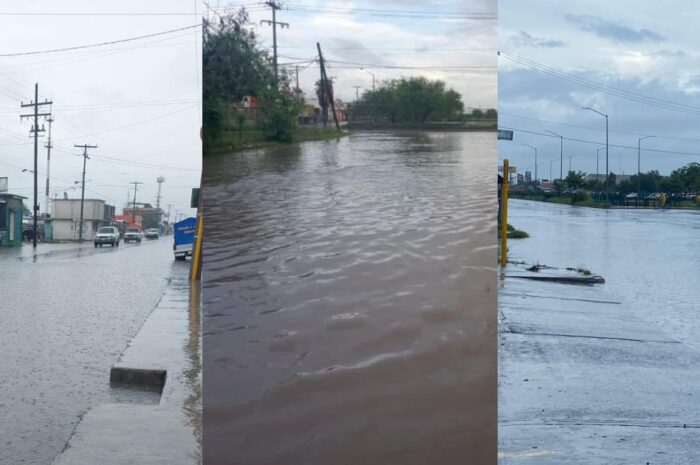 Matamoros acumula 3 pulgadas de agua tras lluvias continuas