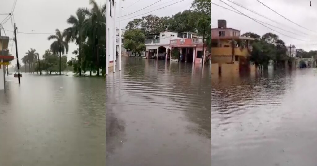 Se desborda laguna en Madero afectando a 500 familias