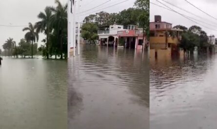 Se desborda laguna en Madero afectando a 500 familias