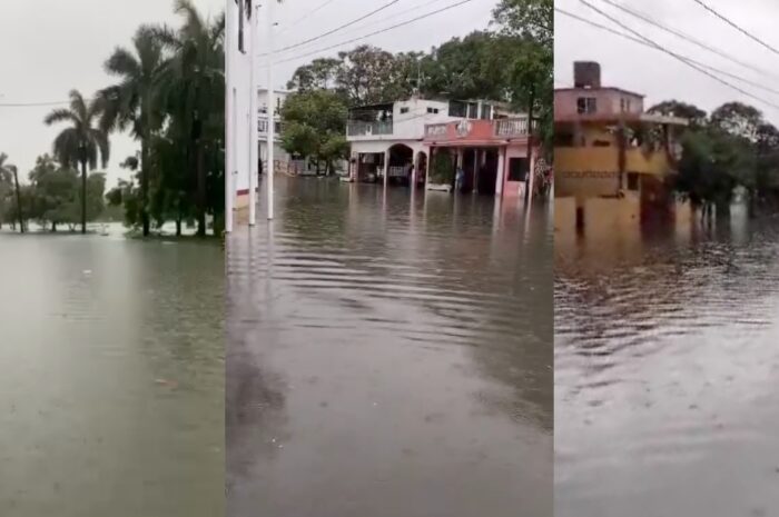 Se desborda laguna en Madero afectando a 500 familias