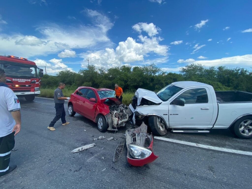 2 muertos deja accidente en la Victoria-Matamoros