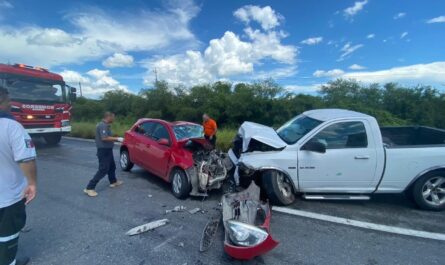 2 muertos deja accidente en la Victoria-Matamoros