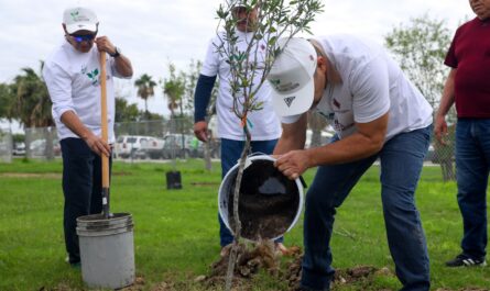 Fortalece Gobierno de Nuevo Laredo cuidado al medio ambiente con programa de reforestación