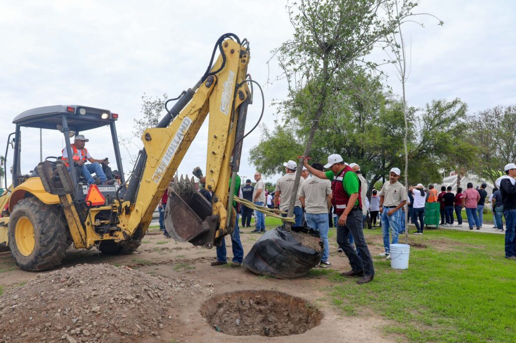 Fortalece Gobierno de Nuevo Laredo cuidado al medio ambiente con programa de reforestación