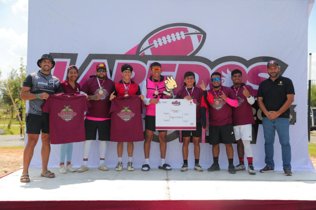 Culmina torneo de Flag Football “Laredos Bowl 2024”