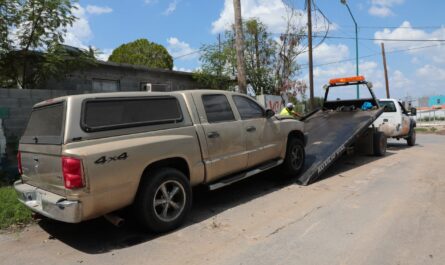 Avanza programa municipal de deschatarrización en Nuevo Laredo; Retiran más de 500 vehículos en un mes