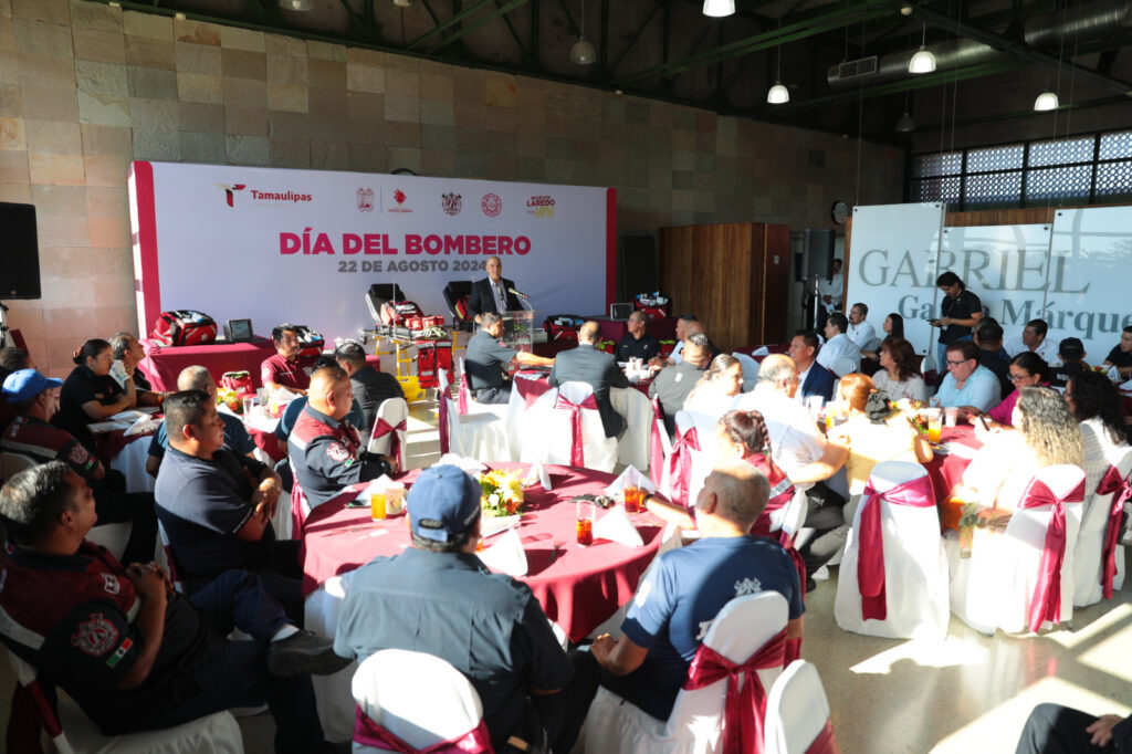 Conmemora Gobierno Municipal Laredo Día del Bombero con emotivo reconocimiento a elementos de Nuevo Laredo