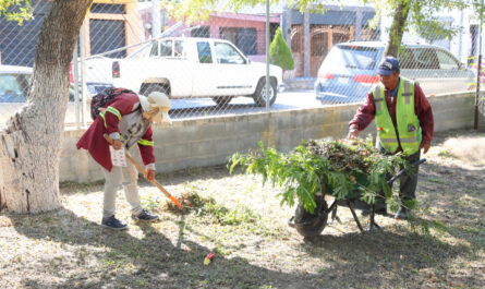 Apoya Gobierno de Nuevo Laredo en limpieza y mantenimiento de escuelas públicas