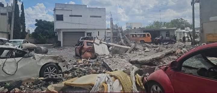 Explosión en Reynosa deja 2 muertos, 3 heridos y severos daños materiales