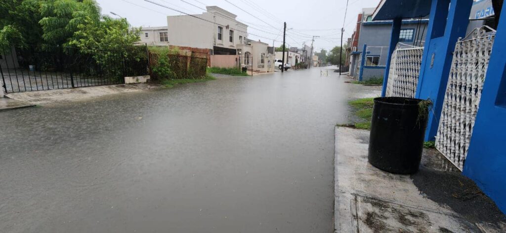 Matamoros sufre inundaciones tras intensas lluvias