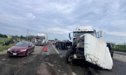 Choque en la carretera Tampico-Mante deja un muerto