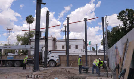 Avanzan obras estratégicas del Gobierno de Nuevo Laredo