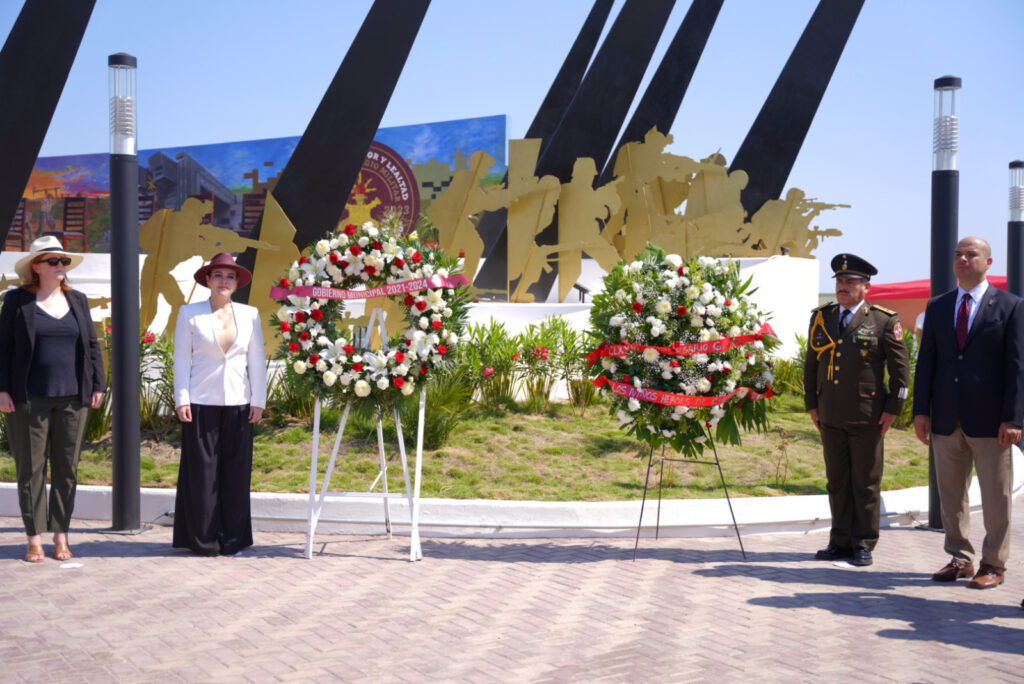 Encabeza alcaldesa Carmen Lilia Canturosas conmemoración del 177 aniversario de la Gesta Heroica de los Niños Héroes