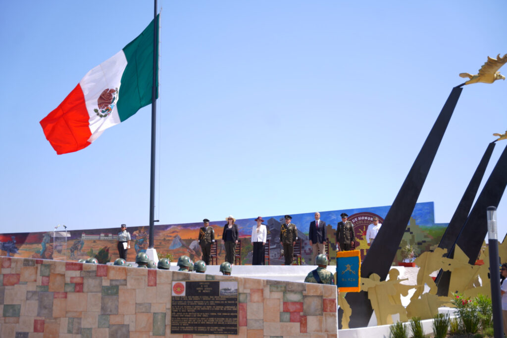 Encabeza alcaldesa Carmen Lilia Canturosas conmemoración del 177 aniversario de la Gesta Heroica de los Niños Héroes