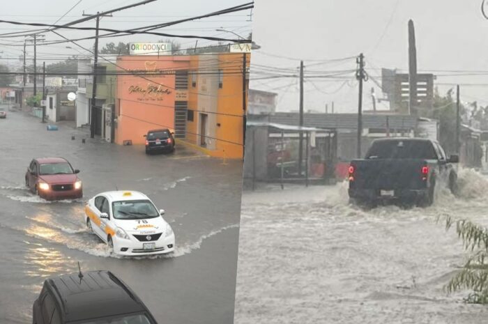 Matamoros sufre inundaciones tras intensas lluvias