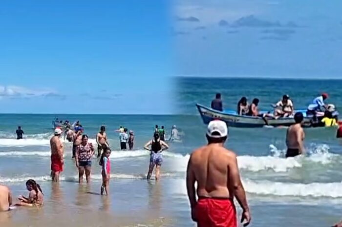 Pareja es rescatada de ahogarse en Playa Miramar tras ser arrastrada por la corriente