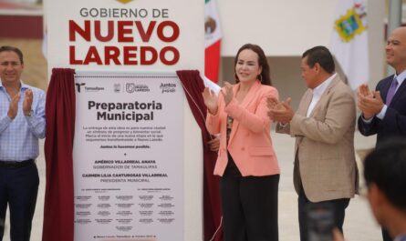 Construye Carmen Lilia primera escuela sustentable de Tamaulipas