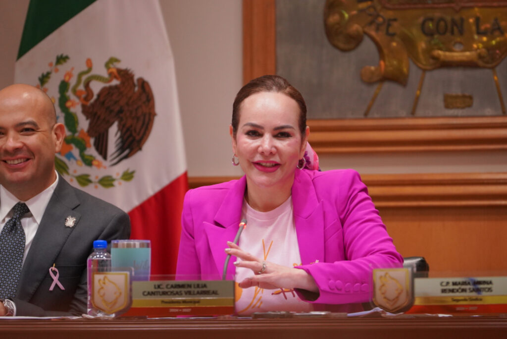 ‘Nuevo Laredo está con usted’: Alcaldesa Carmen Lilia Canturosas felicita a Claudia Sheinbaum Pardo por su toma de protesta