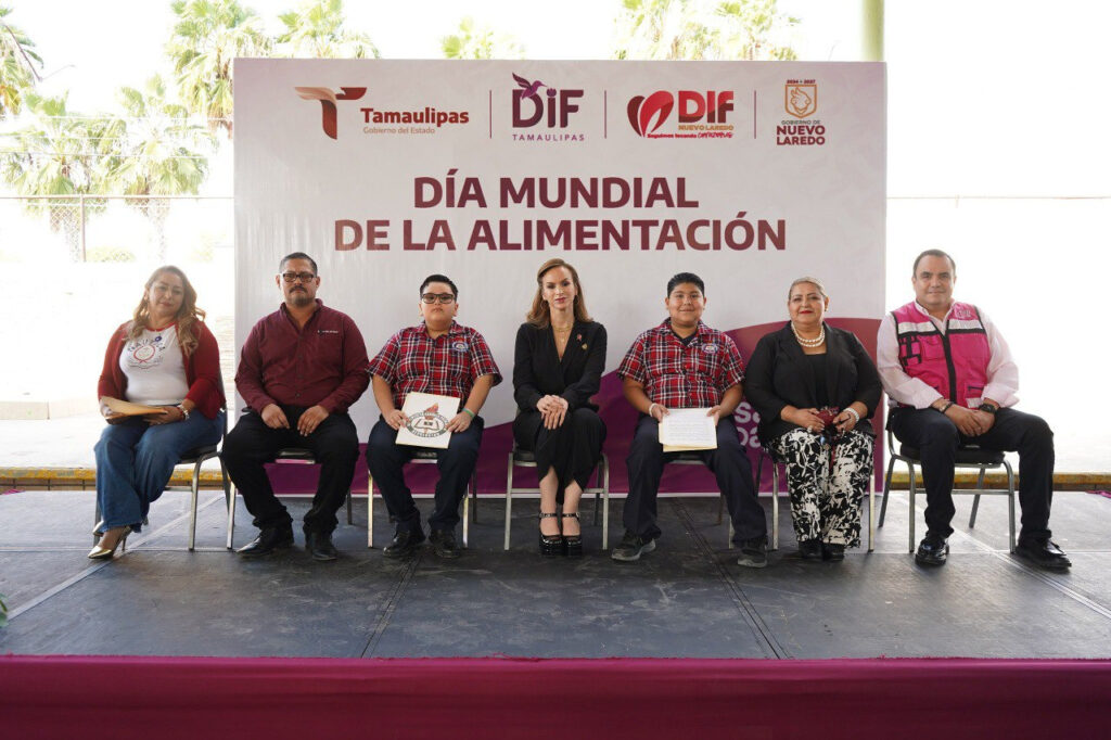 Celebra DIF Nuevo Laredo Día Mundial de la Alimentación con evento en Escuela Primaria Revolución