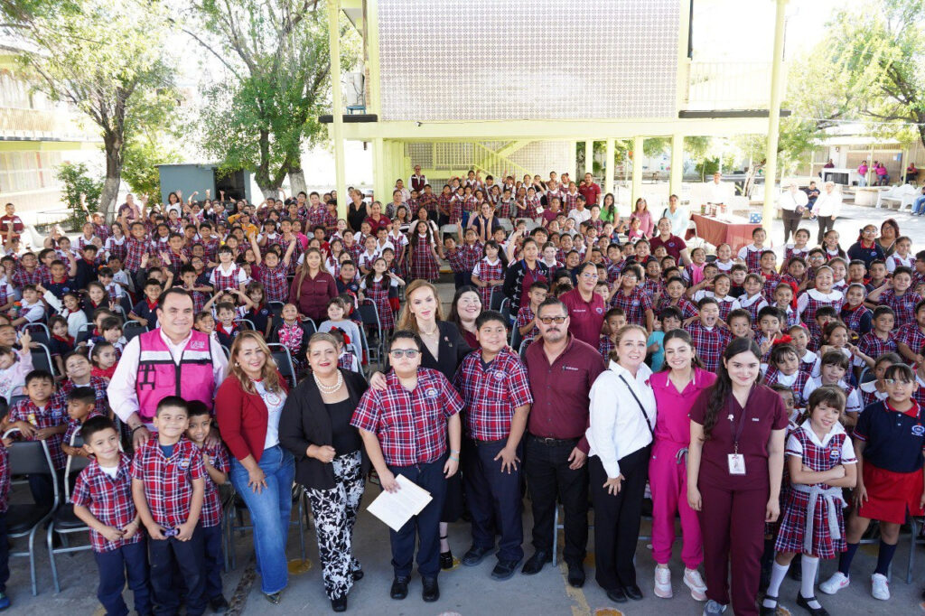 Celebra DIF Nuevo Laredo Día Mundial de la Alimentación con evento en Escuela Primaria Revolución