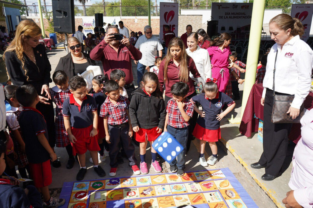 Celebra DIF Nuevo Laredo Día Mundial de la Alimentación con evento en Escuela Primaria Revolución