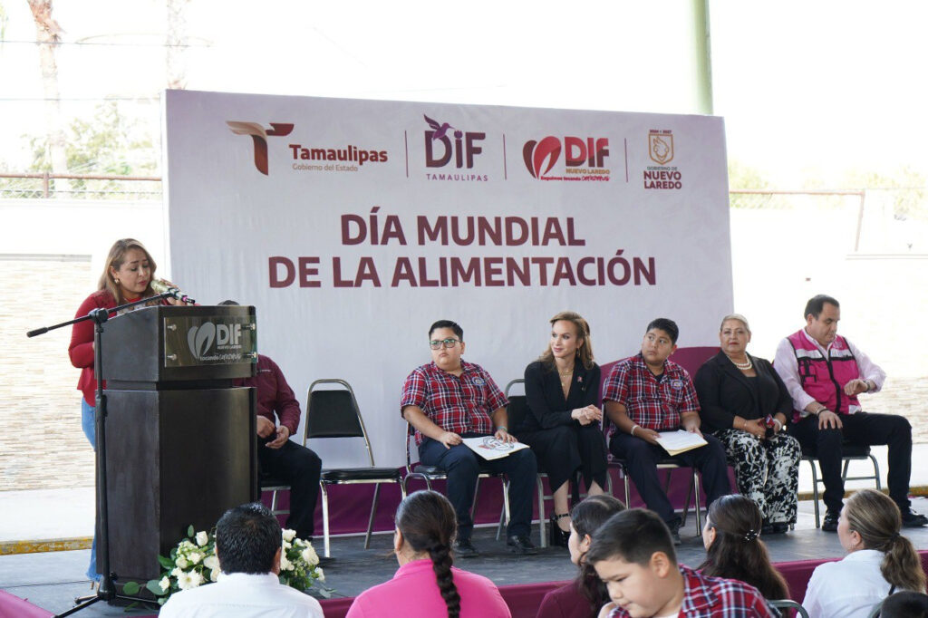 Celebra DIF Nuevo Laredo Día Mundial de la Alimentación con evento en Escuela Primaria Revolución