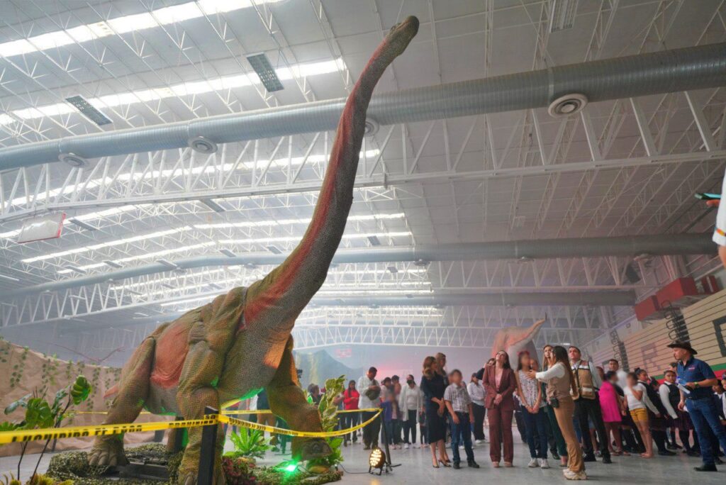 Llega a Nuevo Laredo museo itinerante “Tierra de Dinosaurios”