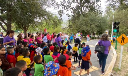 Escuelita Vial enseña seguridad vial a niños en Nuevo Laredo