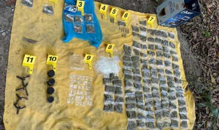 Aseguran drogas y utensilios en cateo en El Mante