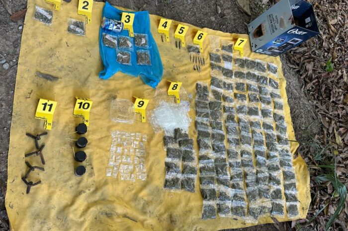 Aseguran drogas y utensilios en cateo en El Mante