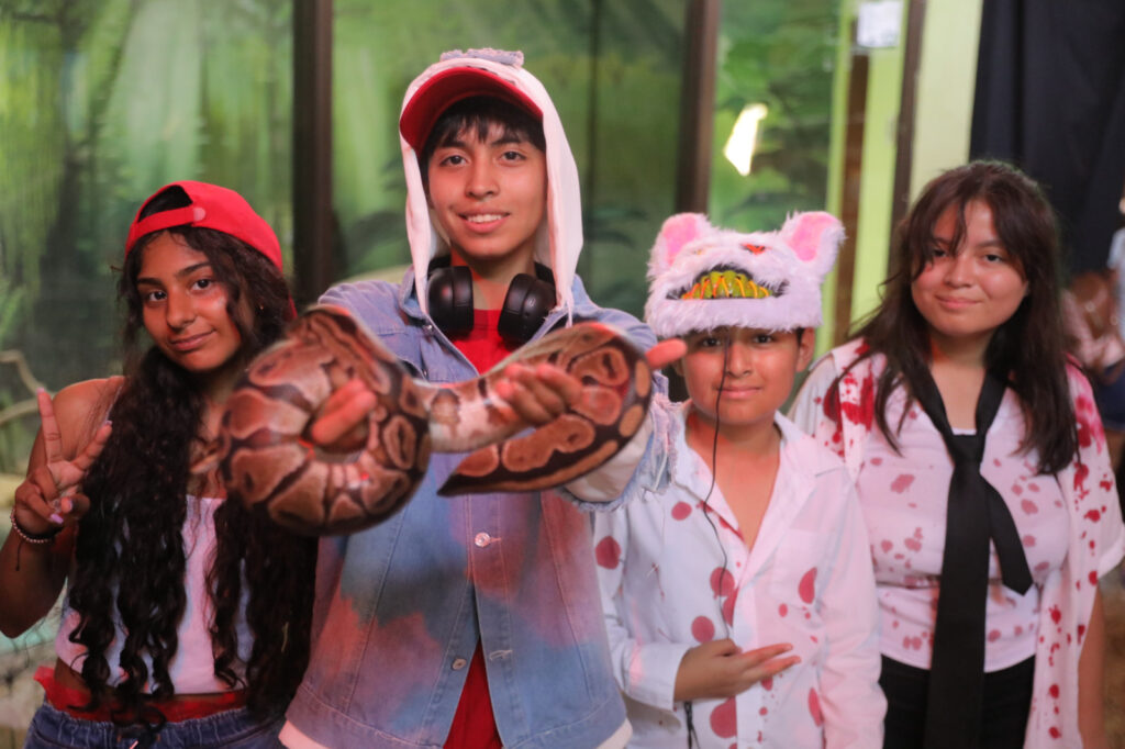 Celebran familias Halloween en el Zoológico de Nuevo Laredo