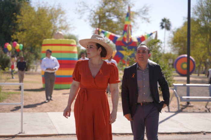 Transformarán parque en ‘Viveros Mágico’; Invita Carmen Lilia Canturosas al espectáculo de encendido del Pino Navideño