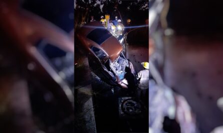 Accidente en González deja a conductor prensado