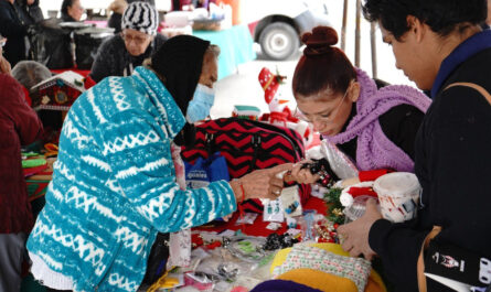 Con amor y dedicación, alumnas de DIF Nuevo Laredo ponen a la venta sus creaciones navideñas