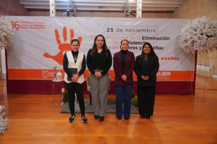 Imparte periodista Yuriria Sierra conferencia sobre empoderamiento femenino en Nuevo Laredo