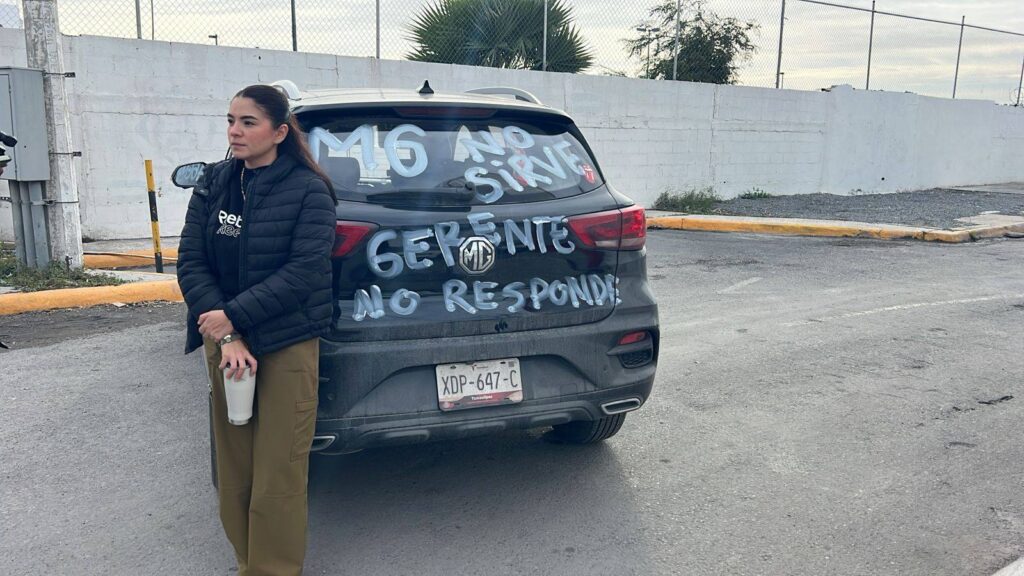 Protesta de clienta obliga a agencia MG a cerrar en Reynosa