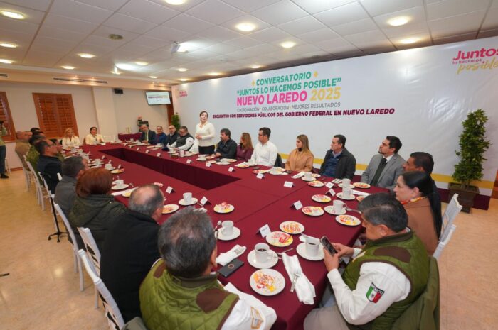 Refrendan alcaldesa Carmen Lilia Canturosas y funcionarios federales compromiso con bienestar de neolaredenses