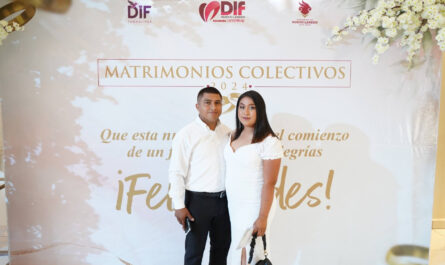 DIF Nuevo Laredo invita a parejas a registrarse en enero para la Campaña de Matrimonios Colectivos 2025