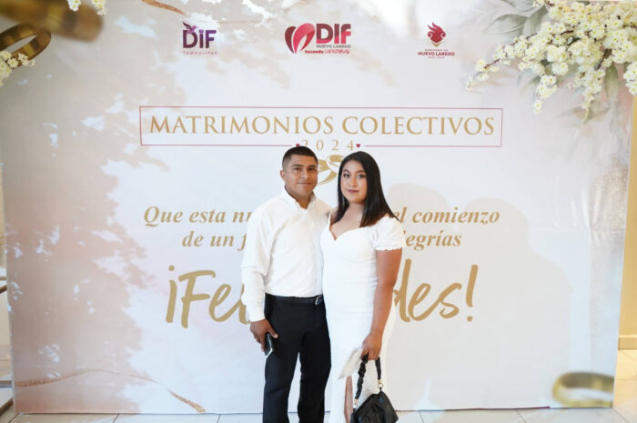 DIF Nuevo Laredo invita a parejas a registrarse en enero para la Campaña de Matrimonios Colectivos 2025