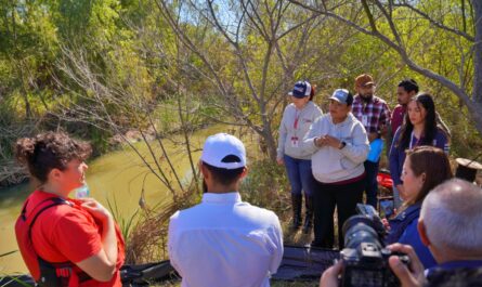 Fortalece Nuevo Laredo acciones de saneamiento del río Bravo; es primer municipio en Tamaulipas con sistema para detener residuo sólidos