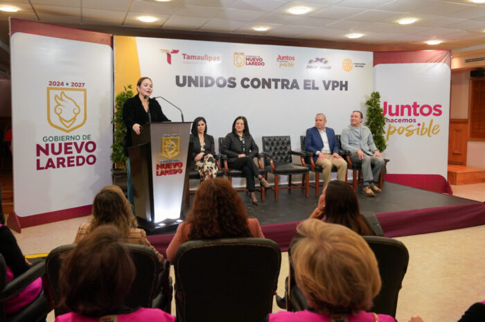 Destaca Nuevo Laredo como único municipio en México con campaña de vacunación contra el VPH en niños