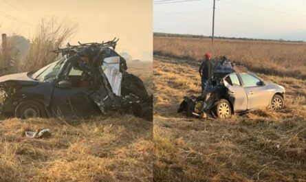 Humo por quema de pastizal provoca accidente fatal en la carretera Victoria-Monterrey