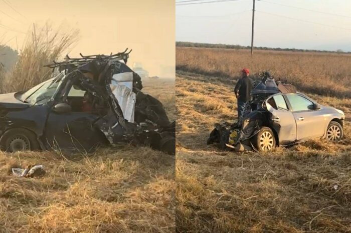 Humo por quema de pastizal provoca accidente fatal en la carretera Victoria-Monterrey