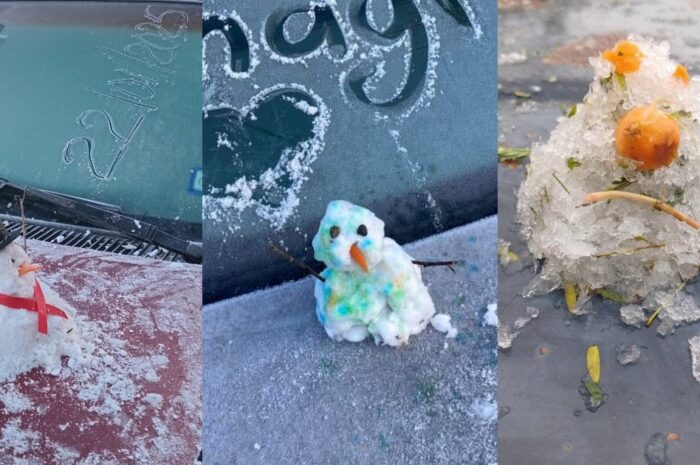 Reynosa amanece con temperaturas bajo cero y capas de hielo