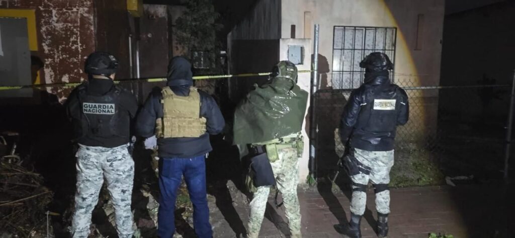 Catean inmueble usado para desmantelar autos robados en Reynosa