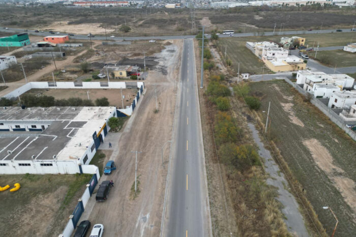 Mejora Gobierno Municipal conectividad al surponiente de Nuevo Laredo con nueva vialidad