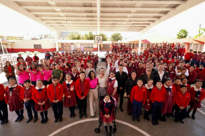 Alcaldesa Carmen Lilia Canturosas entrega obras de infraestructura educativa en beneficio de más de 1,600 estudiantes